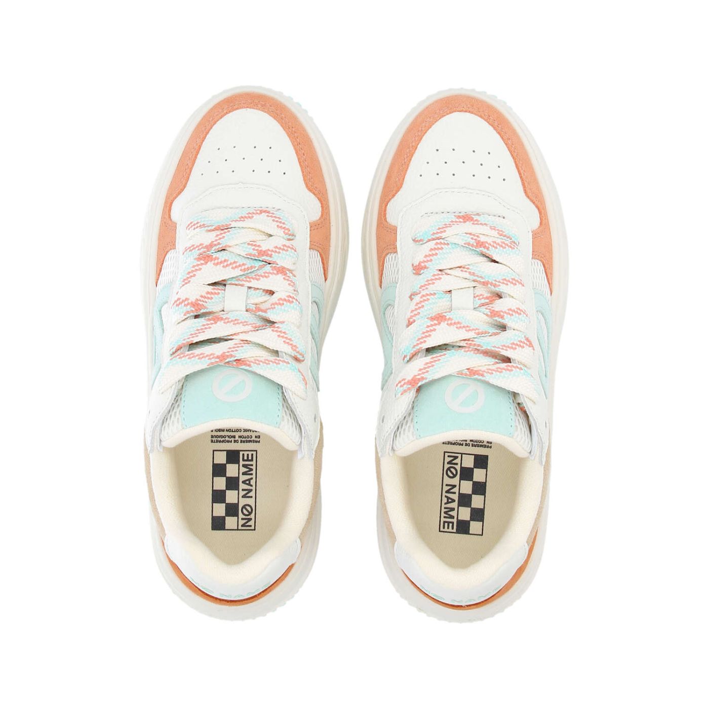 ALISON SNEAKER W - SUEDE/MESH/SUED - MELON/BLANC CASSE/TURQUOISE